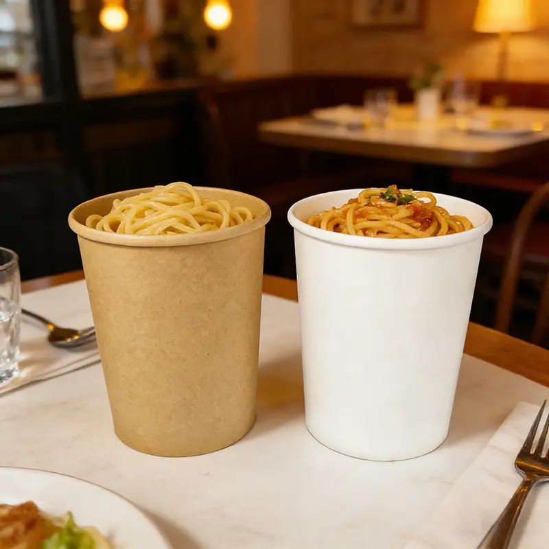 32oz ক্রাফট পেপার স্যুপ পেপার বোল